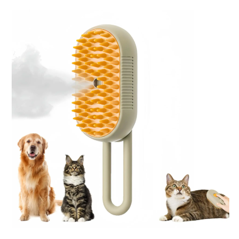 3 in 1 Pet Brush Cat Steam Brush Comb Dog Brush Electric Spray Cat Hair Brushes Massage Pet Grooming Hair Removal Combs